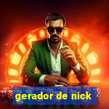 gerador de nick